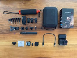 Insta360 Ace Pro 2 + Viel Zubehör + Garantie 2/27 + 256GB SD