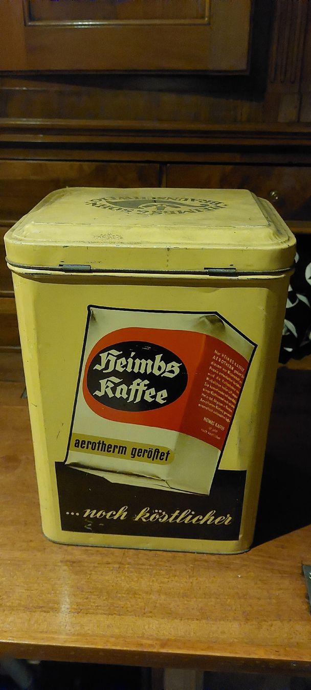Insegne: büchse blech heimbs kaffee – Usato da Opfertshofen SH venduto da museumswert 3