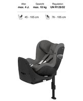 Cybex Sirona Z i-Size mit Base drehbar, sehr guter Zustand