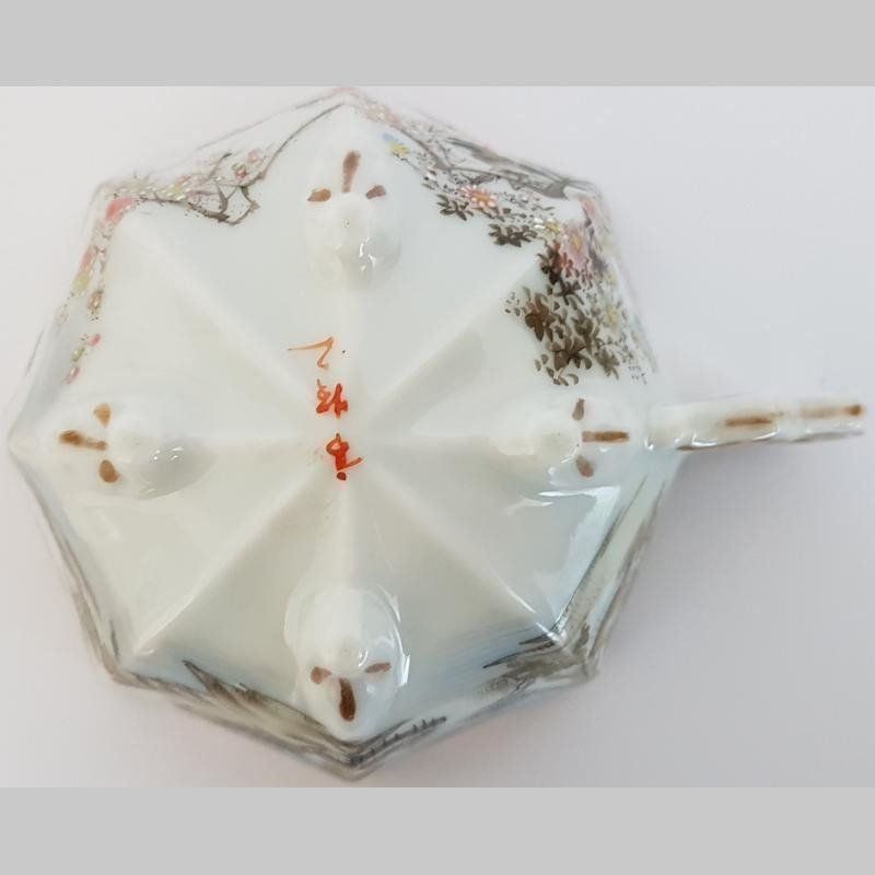 Tassen: Zwei octagonale Tassen Antik – Gebraucht aus Kaltbrunn von Lexus3 6