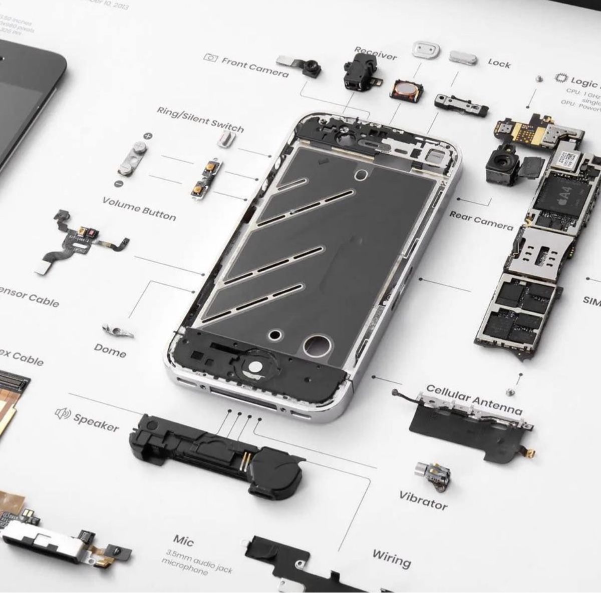 Apple Portables: Apple iPhone 4 im Bilderrahmen – Neuf (Voir description) à Gelterkinden par murattibox 1
