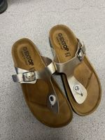 Sommer Gextop Zehentrenner Sandalen, Gold, Gr. 37/38
