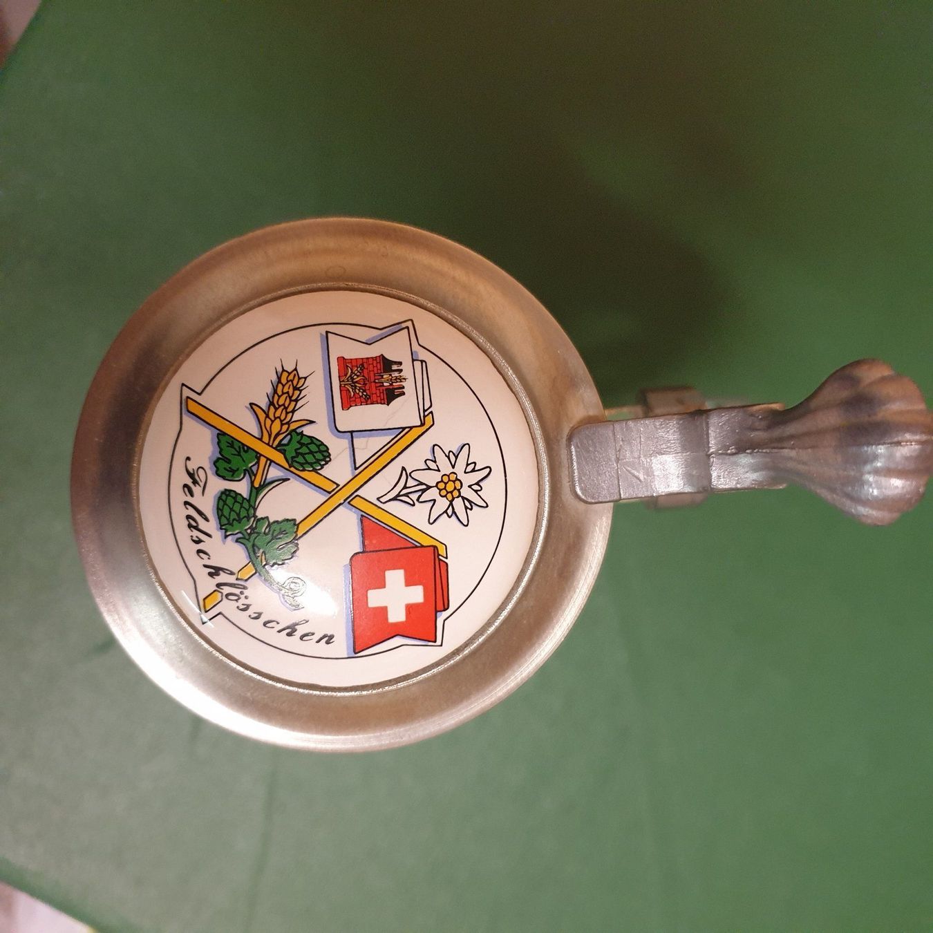 Feldschlösschen Bicchieri: Bierglas Humpen Feldschlösschen – Usato da Wildhaus venduto da enzian66