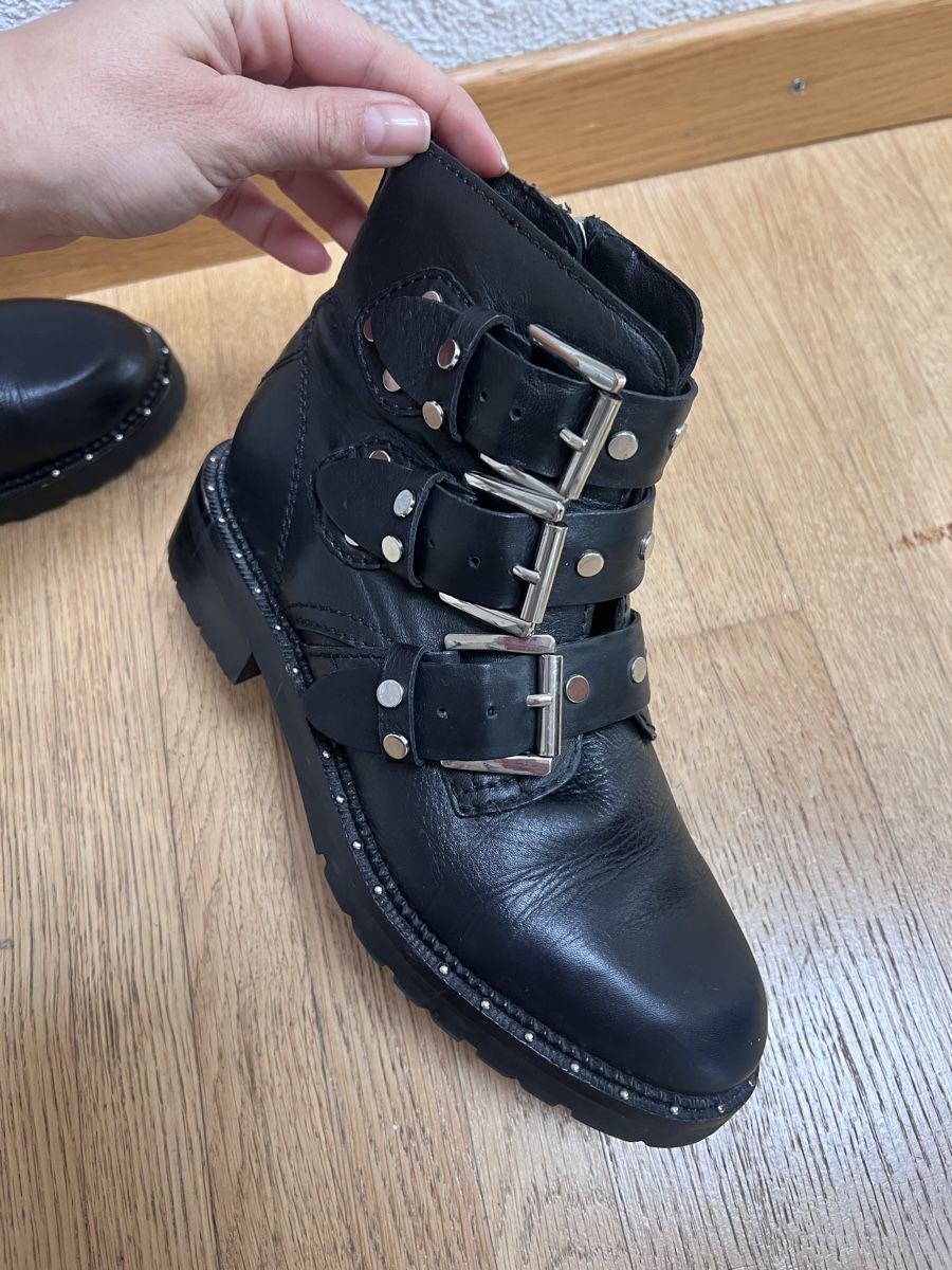 Damenschuhe: Bronx Damen Leder Boots, Schwarz, Gr. 36 – Gebraucht aus Ostermundigen von Steff18 2