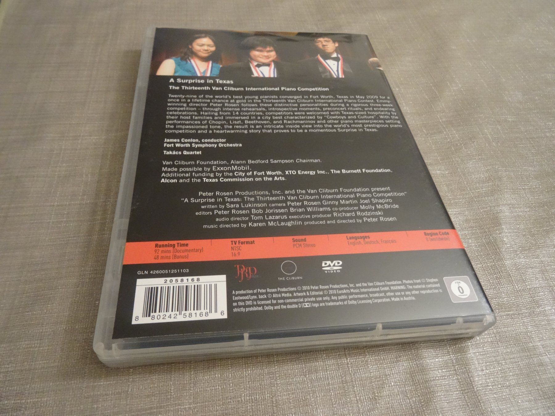 Alle DVDs: DVD: A Surprise in Texas - Van Cliburn Competition – Gebraucht aus Olten von Disc-Verkauf 2