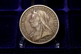 Silbermünze Crown 1893