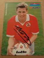 Stephane Henchoz - handsignierte SFV Autogrammkarte