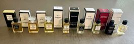 Lot 8 miniatures parfum Chanel vintage avec boîtes