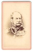 Fotografie Portrait Kaiser Wilhelm I. vo