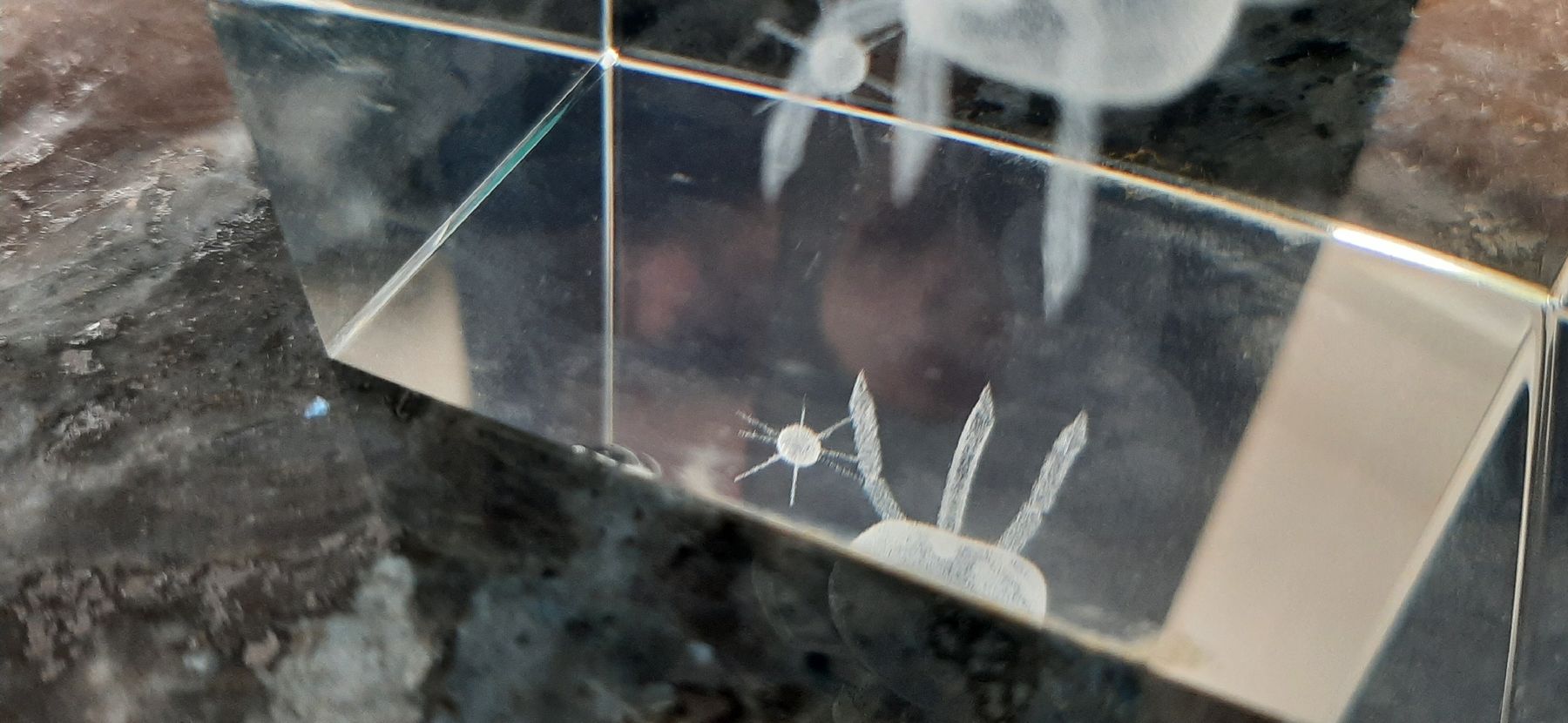 Tutte le decorazioni: Hologramm Krebs 3D aus Glas – Usato da Zuzwil SG venduto da alfaromeo159ti 3
