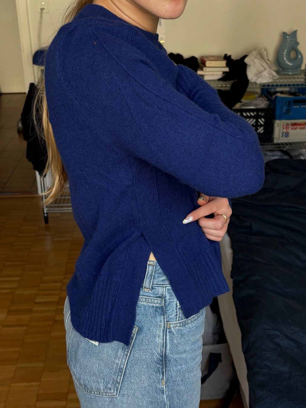 Maglioni & Felpe: Blauer Parentis Kaschmir-Pullover – Usato da Zürich venduto da ohanag 1
