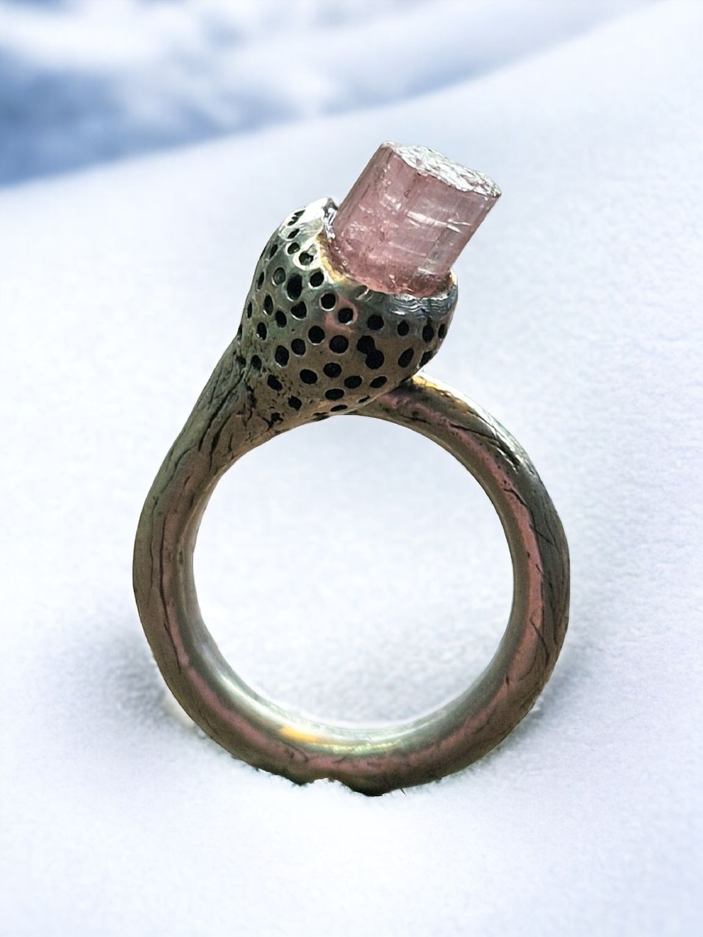 Ringe: Ring Silber mit rosa Turmalin, Gr. 54.5 – Neu und originalverpackt aus Aarau von Schmuckhoehle_MD 4