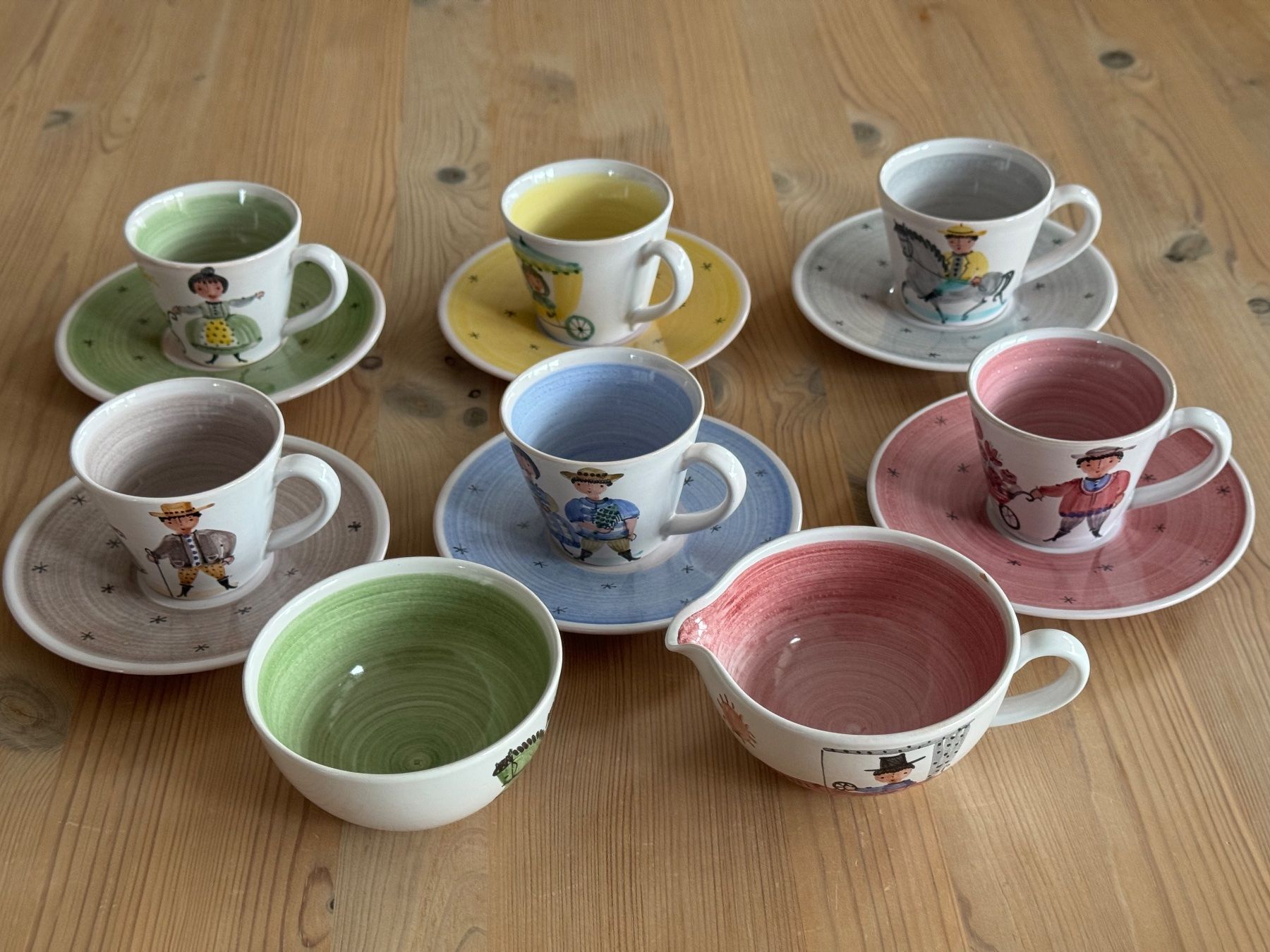 Set di piatti: Mocca-Tassen-Set 6-teilig, Keramik – Usato da Fraubrunnen venduto da Caramelle17