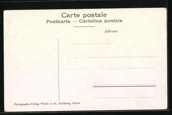 Cartoline postali: Brunnen, Strassenbild mit Pension und Ur – Usato da Berlin venduto da bartko-reher 1