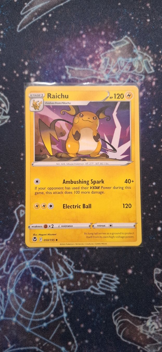 Pokémon Carte collezionabili: Raichu Silver Tempest - 050/195 ENG – Nuovo (secondo la descrizione) da Petit-Lancy venduto da Kara_TCG 1
