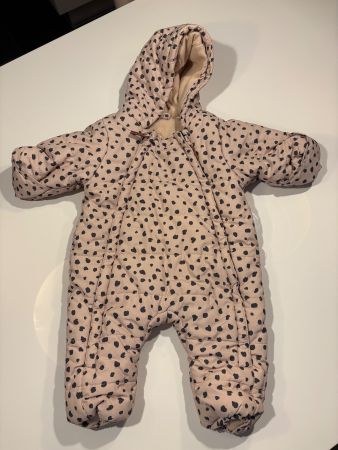 Schneeanzug H&M beige Punkte EUR 56 gut erhalten