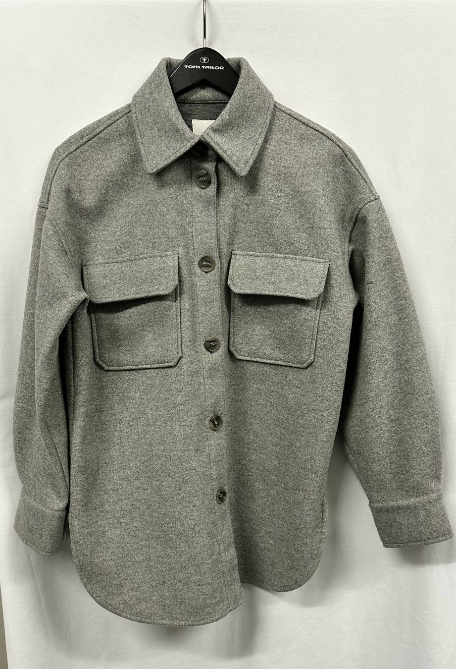 Jacken: Graue Jacke Baumwolle Oversize Gr. XS- M – Neu (gemäss Beschreibung) aus Sarmenstorf von taosun1