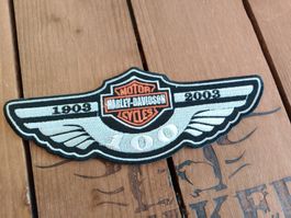 Harley-Davidson Jubiläums-Patch, 100 Jahre, 18.00 x 7.00 cm