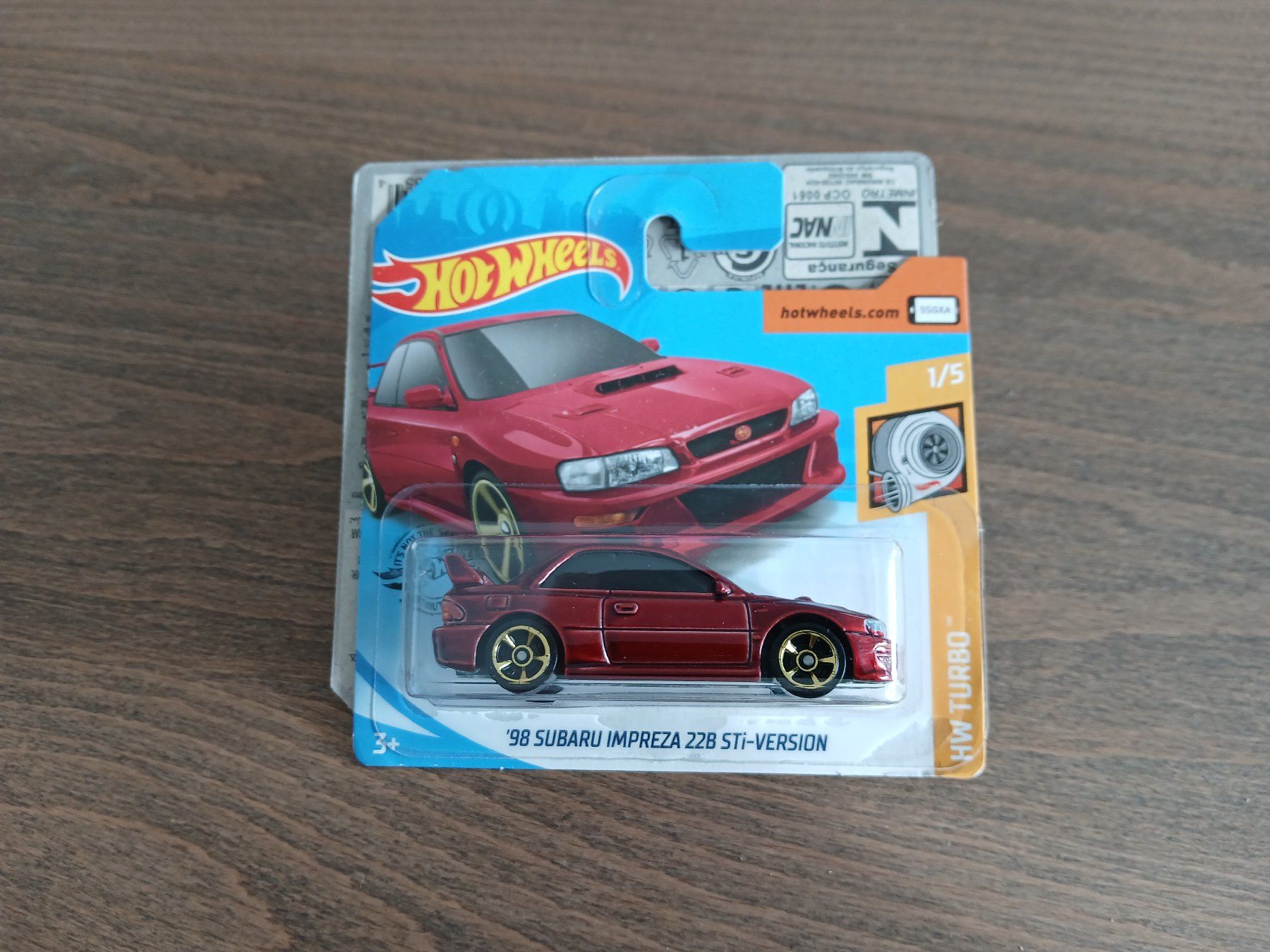 Hot Wheels Modellautos: 1998 Subaru Impreza 22B STi-Version – Neu und originalverpackt aus Wiedlisbach von Pontiacman93
