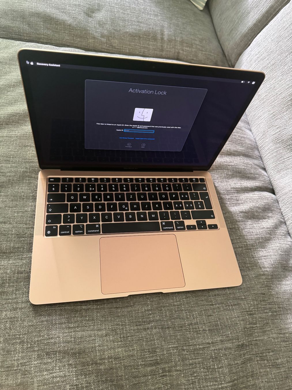 Apple Notebook: MacBook Air 13 Zoll M1 – Difettoso da Adliswil venduto da Busys