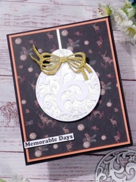 Sciablone: Stanzschablone Nr.180, Weihnachtskugeln 2er(Sizzix geeignet) – Nuovo e nell'imballaggio originale da Gretzenbach venduto da Fliegepilz56 1