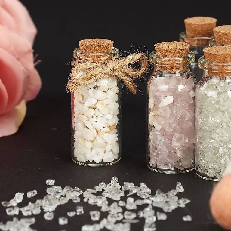 Apparecchiature e tecnologia a gas: Mini GLASFLASCHEN Glasfläschchen Flasche mit KORKEN 60er-Set – Nuovo e nell'imballaggio originale da Zürich venduto da Discountbros 4