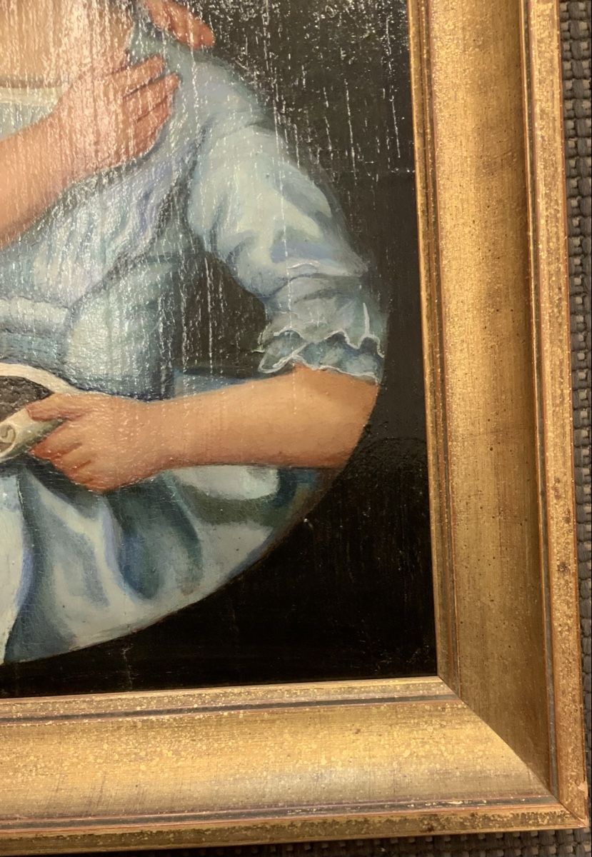 Dipinti: Portrait de deux petites filles – Usato da rolle venduto da Tontonjulot 2