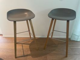 2x HAY Barhocker AAS 32 high