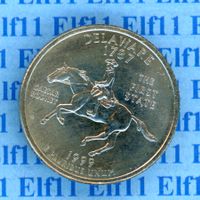 USD___0.25 1999D Delaware 1787 unz 1/4 Dollar