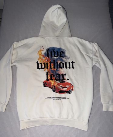WEISSER BLACK SQUAD HOODIE OVERSIZED