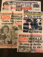 France Dimanche, années 80, articles sur Mireille Mathieu