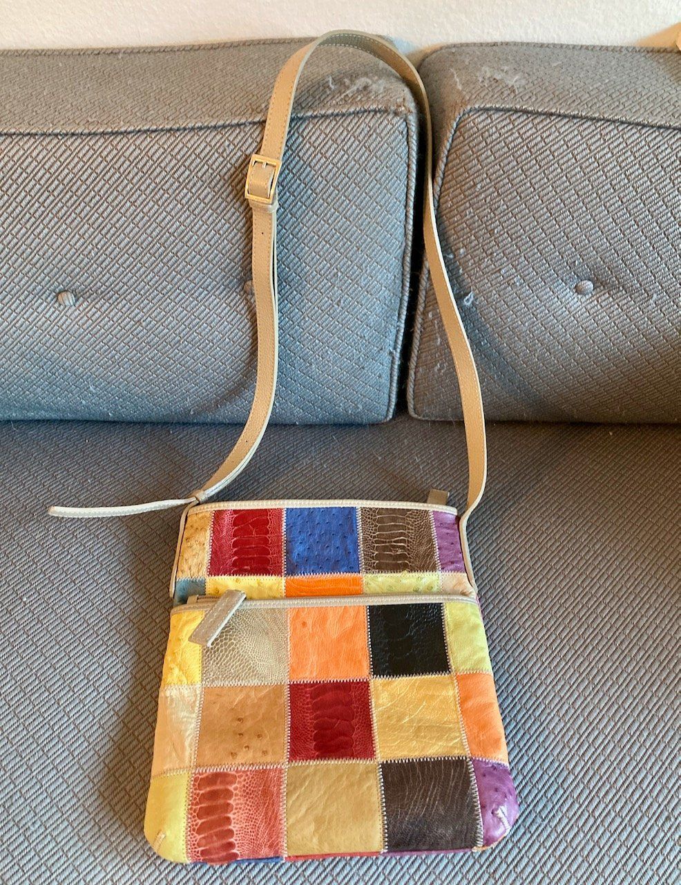 Borse: Handtasche aus Straussenleder – Nuovo (secondo la descrizione) da Winterthur venduto da The_Dragonfly