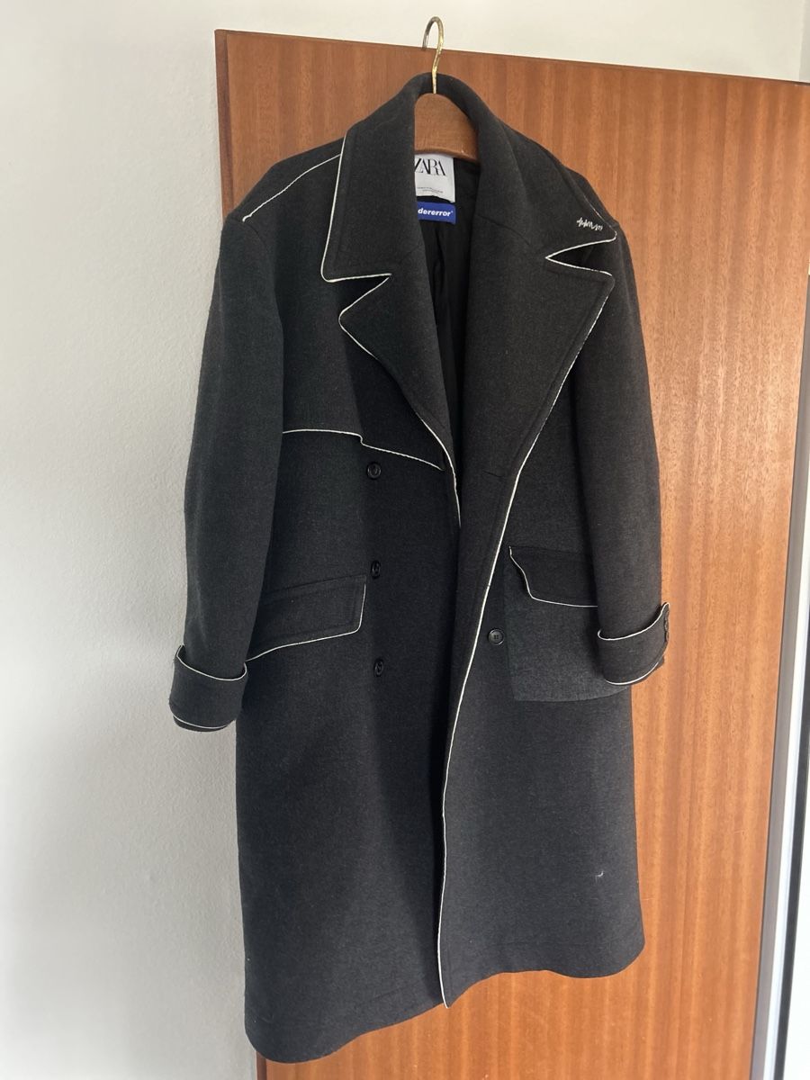 Zara Cappotti: Dunkler ZARA Mantel Ader error oversize – Usato da Uzwil venduto da gab_2kx8