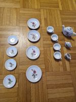 Mini Puppen-Geschirr-Service, Porzellan, Vintage, Top!