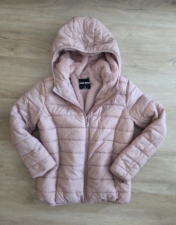 Winter Jacke von Tally Weijl, Grösse S, rosa gesteppt.