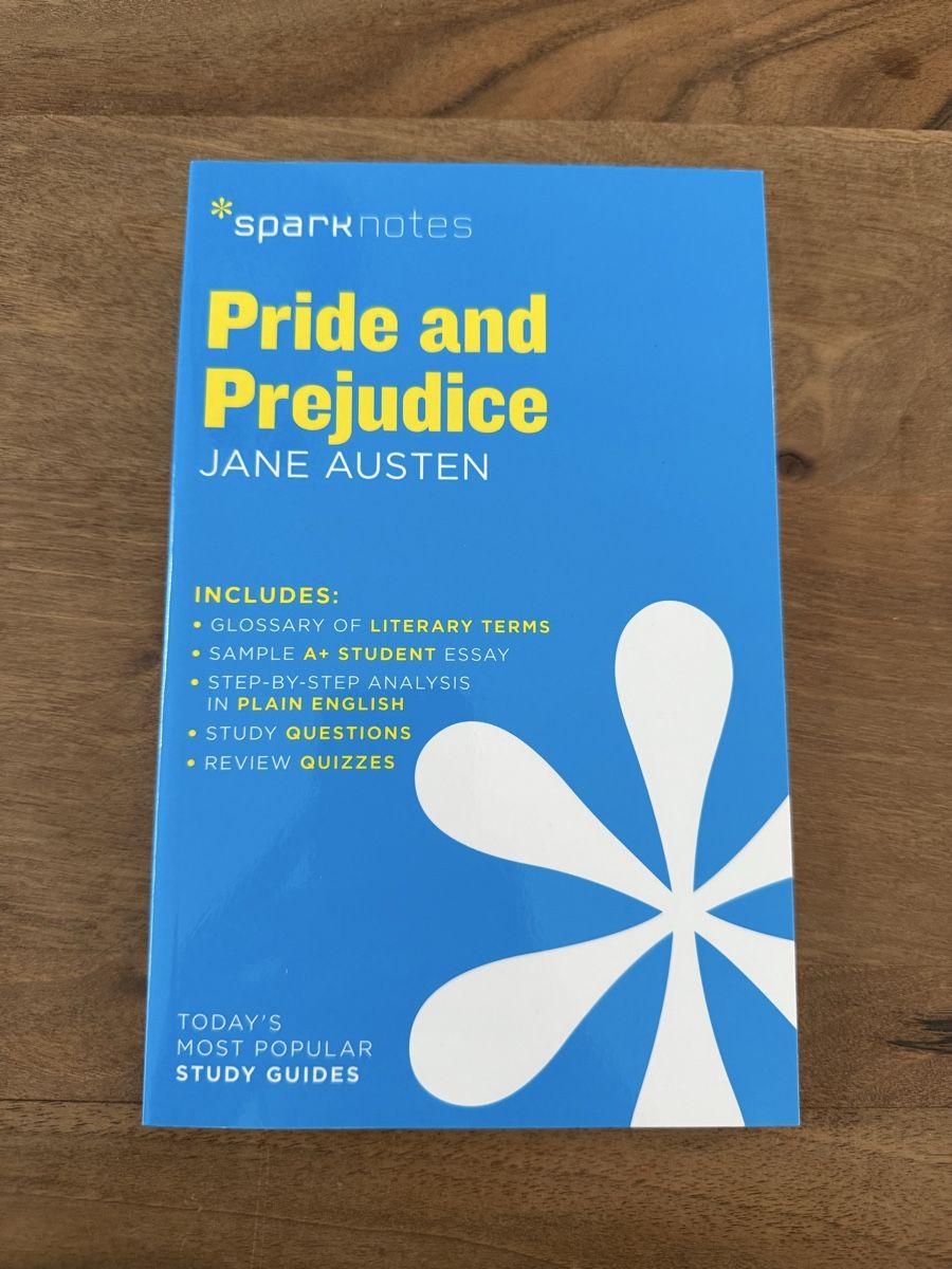 Libri: Pride and Prejudice - Sparknotes – Usato da Moutier venduto da Sparrow2002