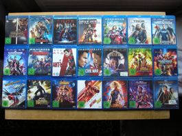 MARVEL BLURAY SAMMLUNG Phase 1 - 3