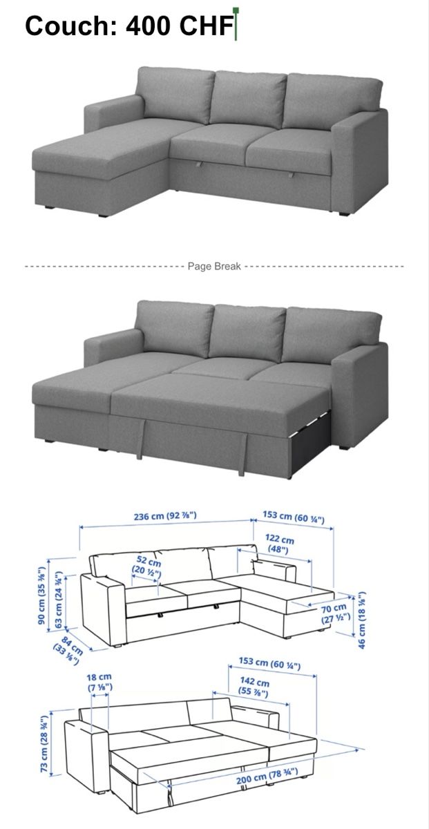 Sofas: IKEA Couch – D'occasion à Renens VD par mobonn1295 1