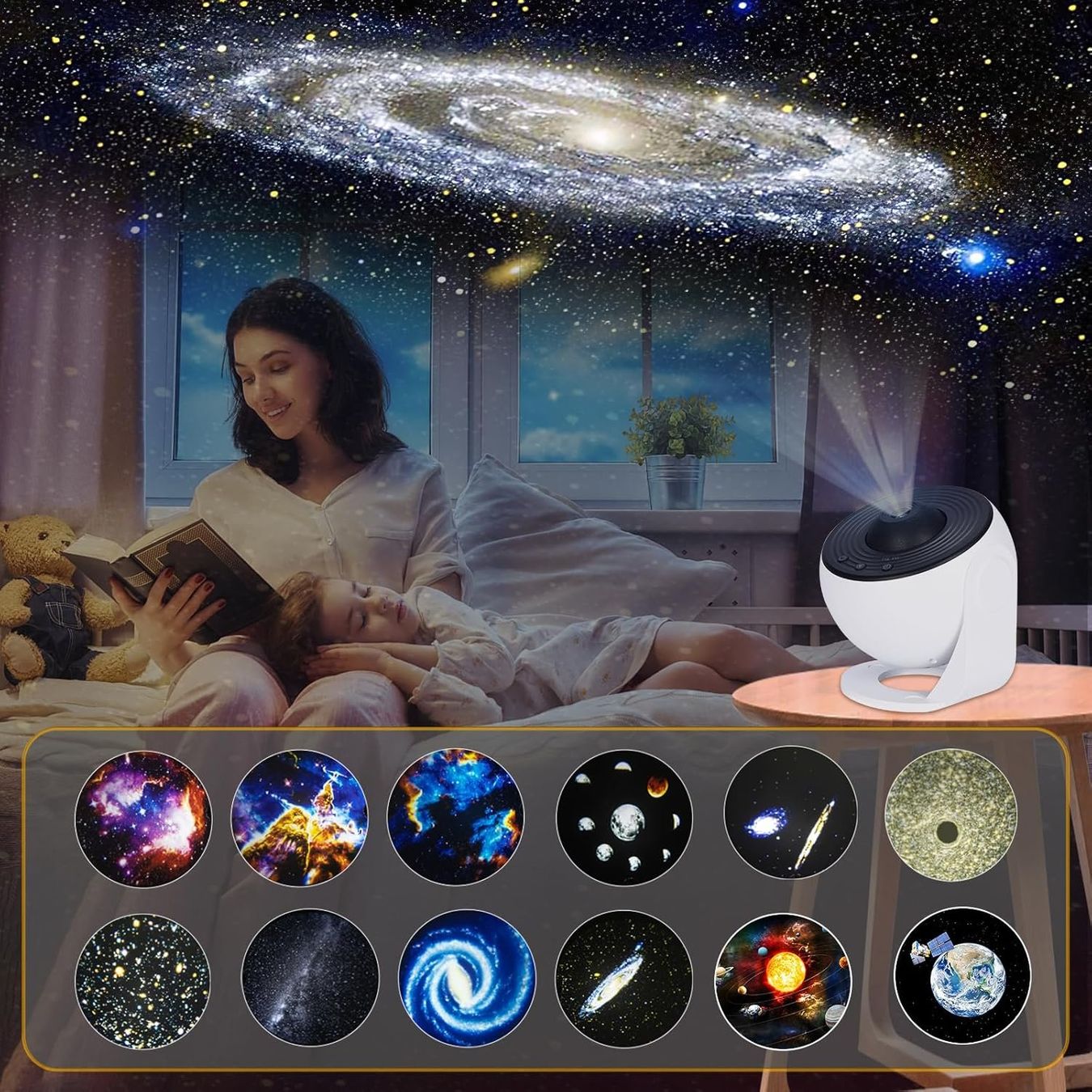 Lampade: Galaxy Planetarium Sternenhimmel Projektor – Nuovo e nell'imballaggio originale da Châtelaine venduto da topshop.switzerland 2