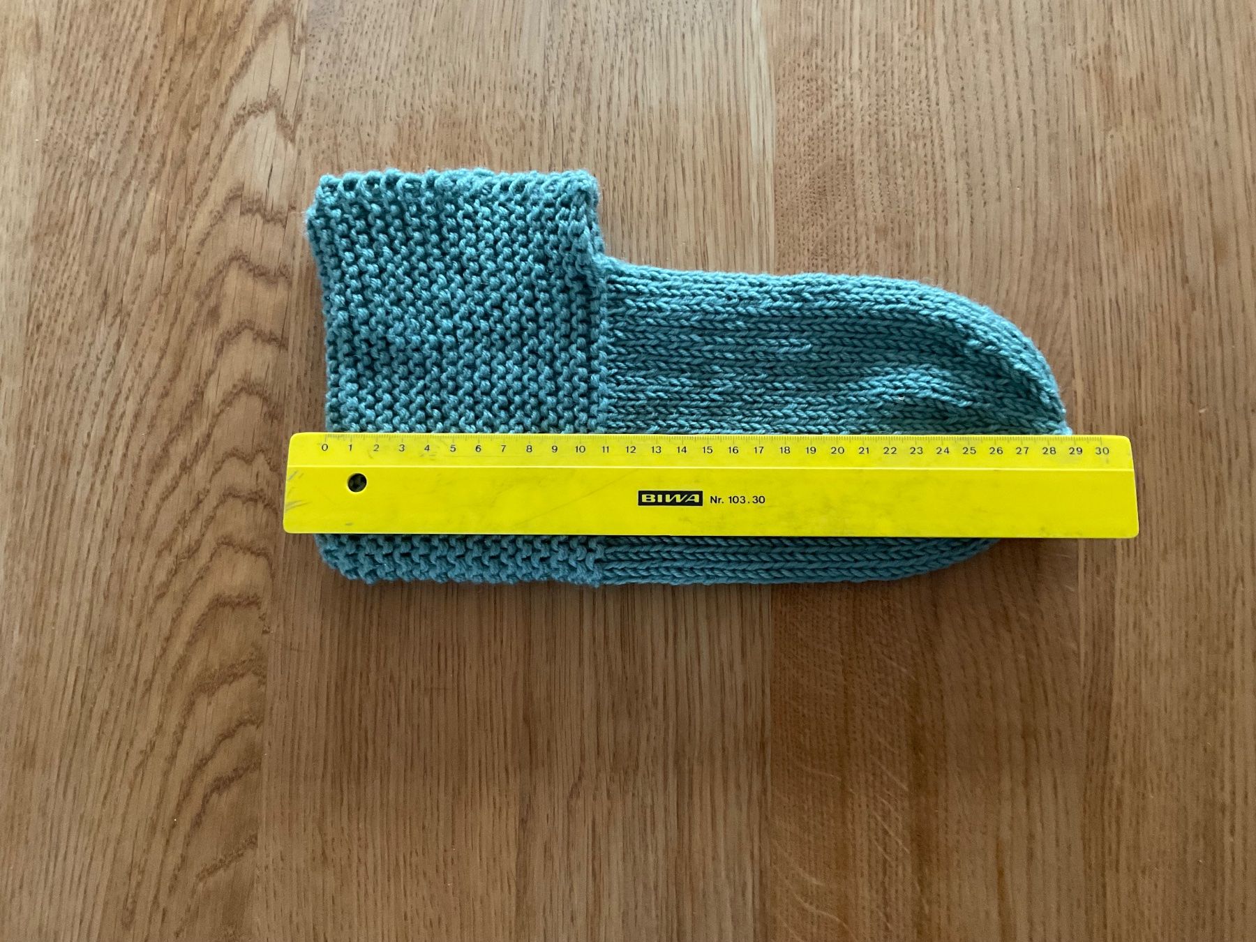 Calze: Handgestrickte Bettsocken Mintgrün Gr.41/42 – Usato da Wetzikon ZH venduto da FeeF 1