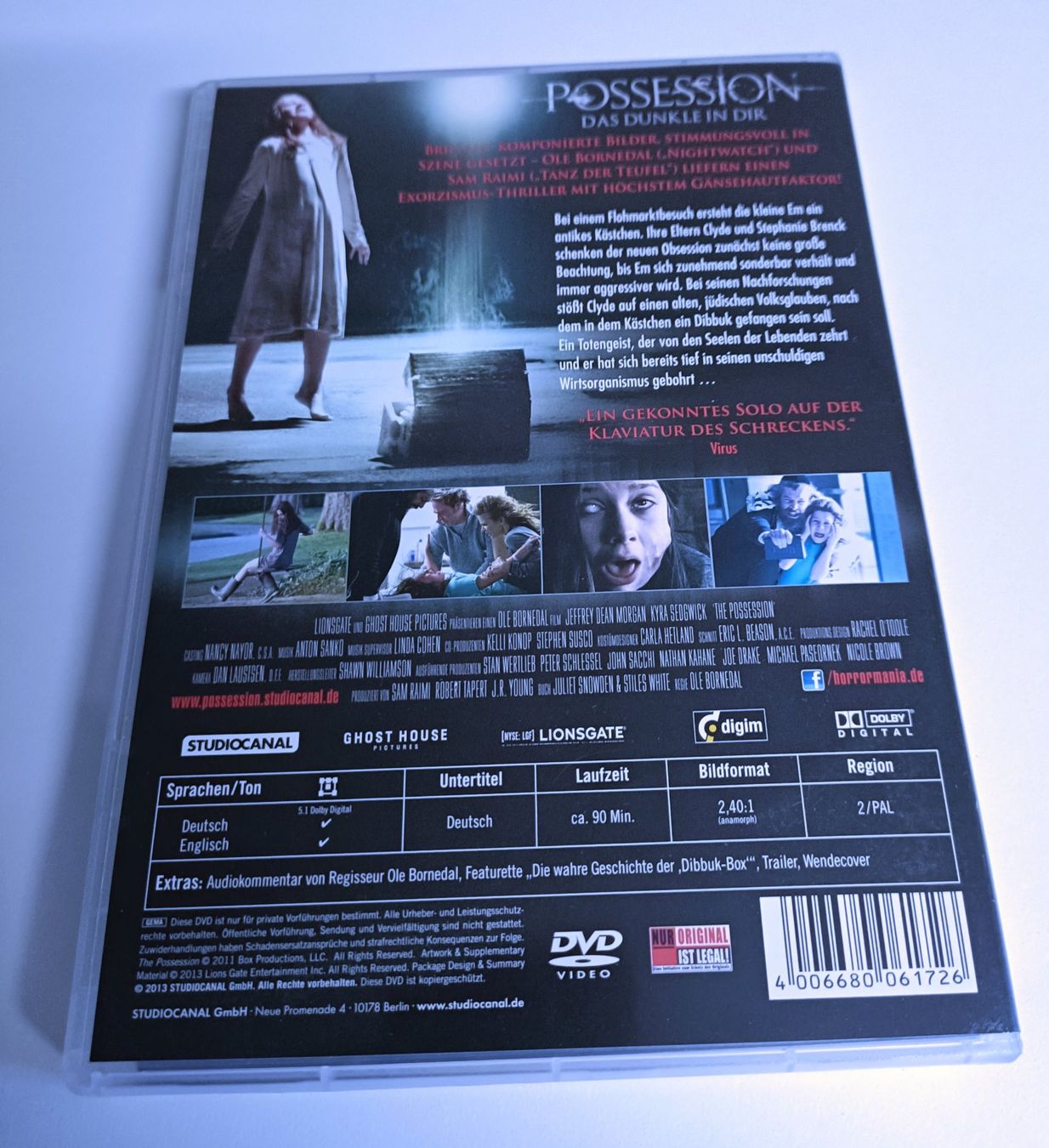 Tutti i DVDs: Possession - Das Dunkle in dir (Uncut Edition) – Usato da Köniz venduto da Movieportal007 1