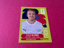 Panini FIFA Fussball WM 2026 Sticker Francis De Vries NZL 8