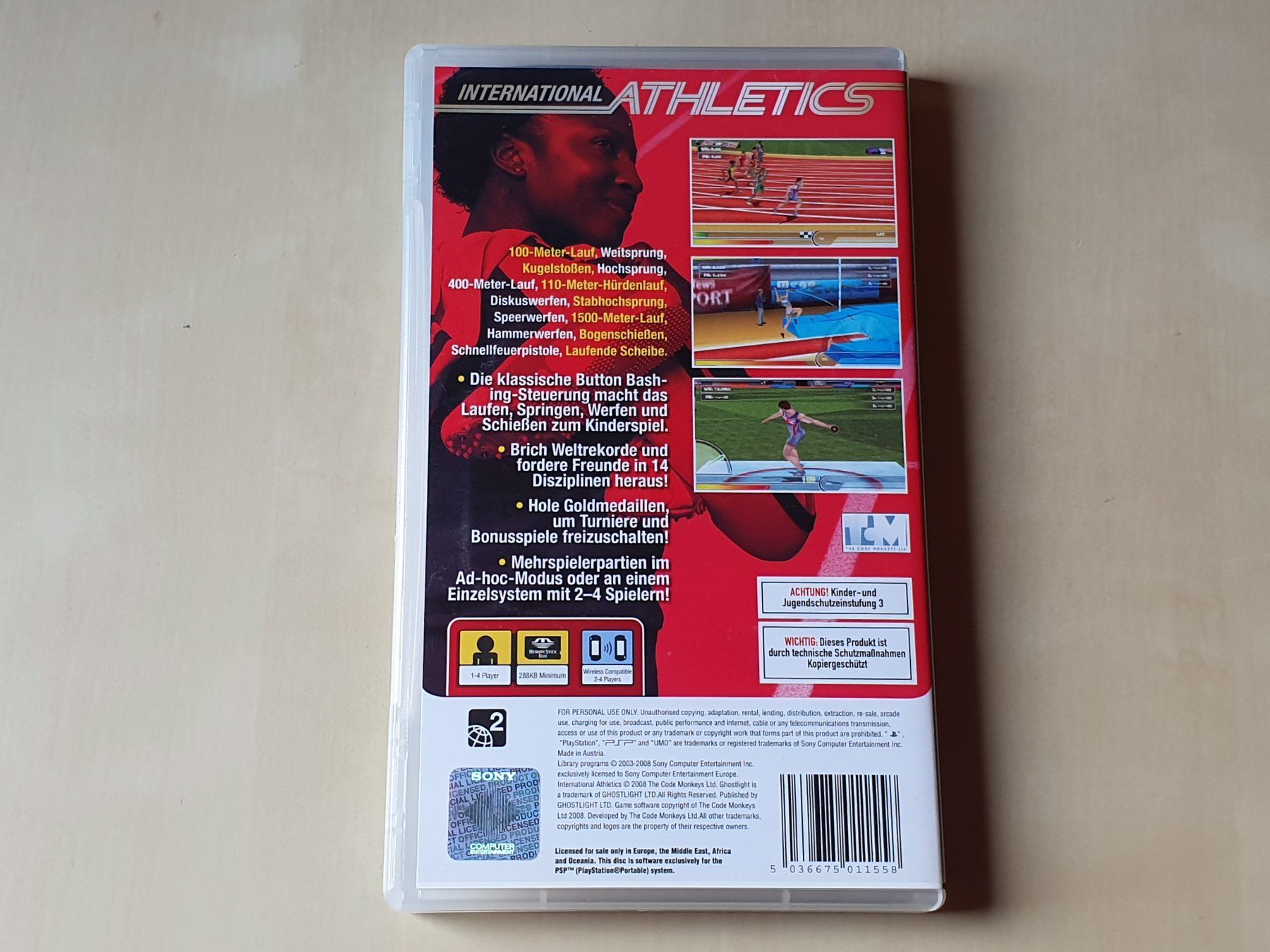 Sony Giochi: International Athletics – Usato da Stansstad venduto da collectorsshop 1