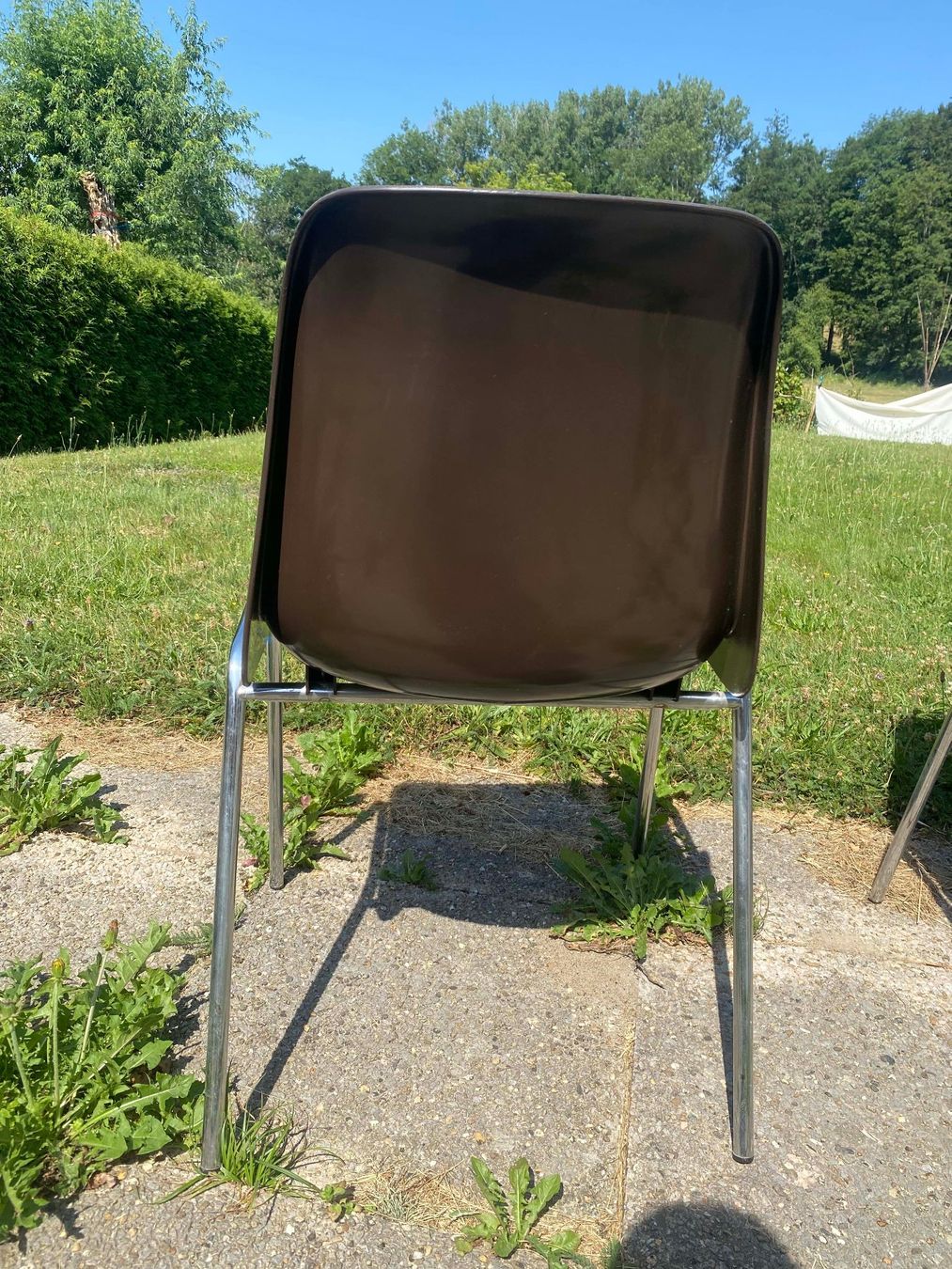 Sedie: Lot de 5 chaises brunes (1) – Usato da Savigny venduto da Yves1960 3