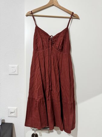 Robe Clockhouse rouge brique taille 38 bon état