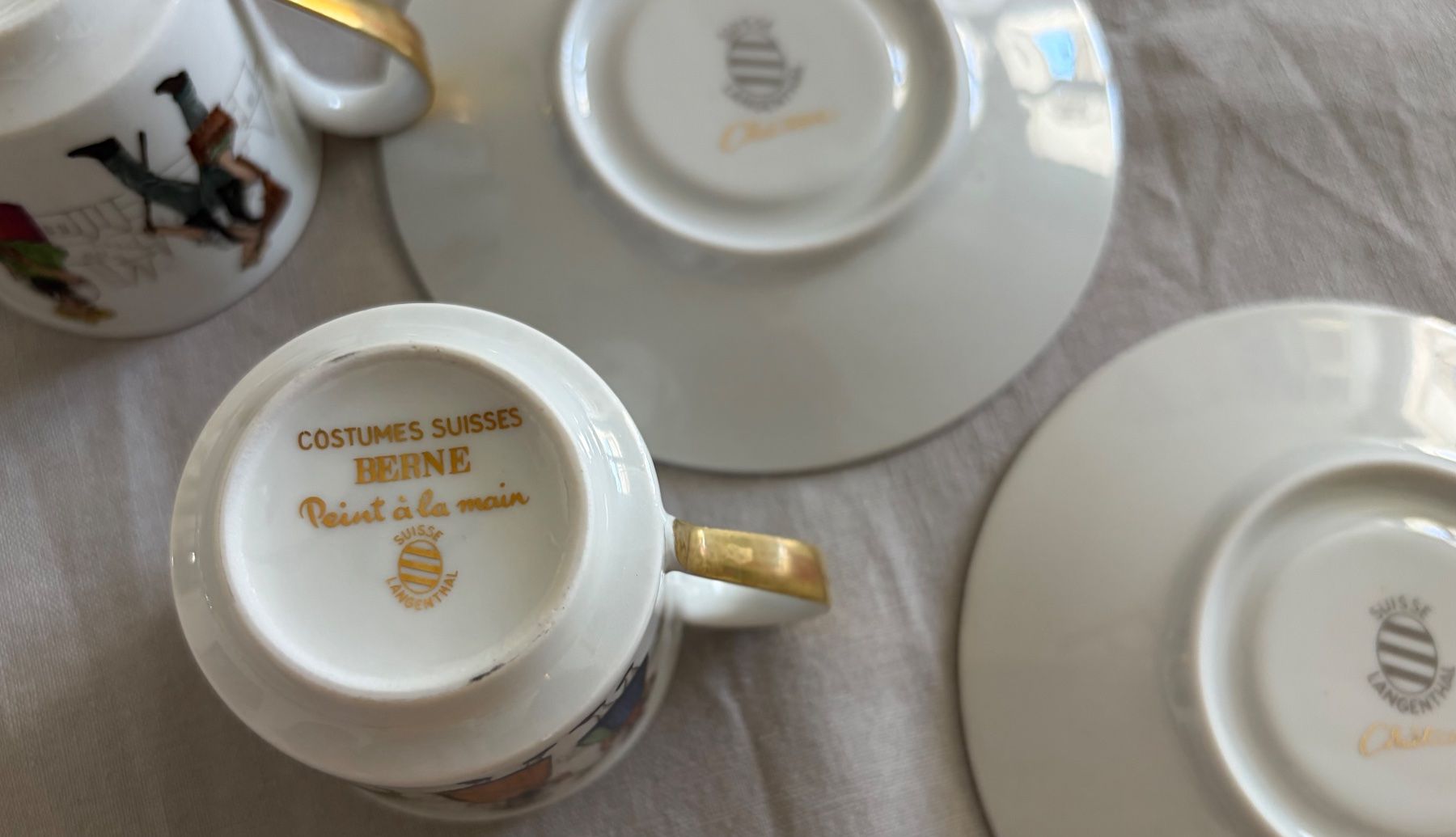 Tazze: Langenthal  Chateau Espresso Tassen 2 er Set – Usato da Luzern venduto da Lampion 2