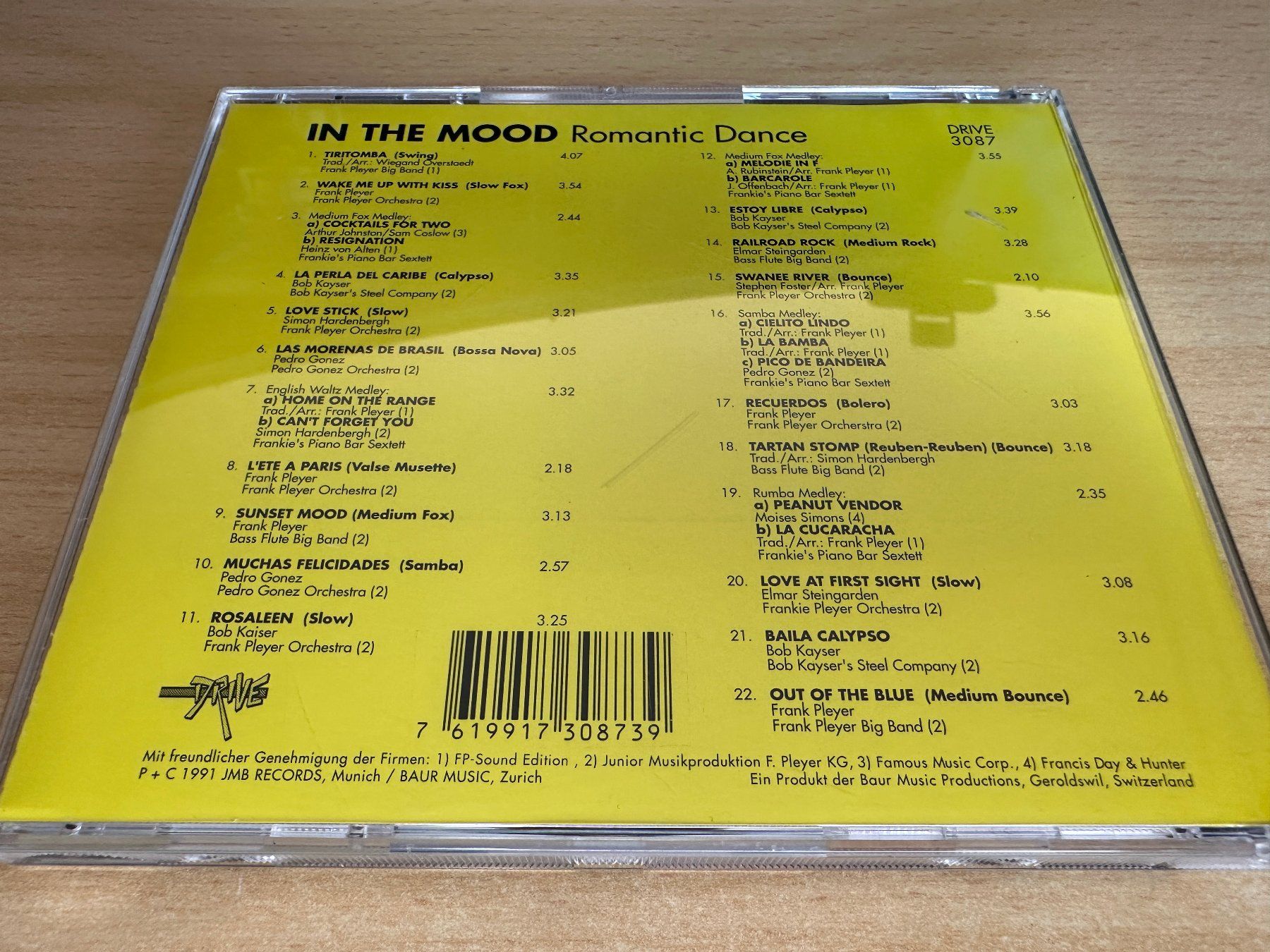 CD: In The Mood - Romantic Dance – Usato da Rikon im Tösstal venduto da Alpenmutz 1