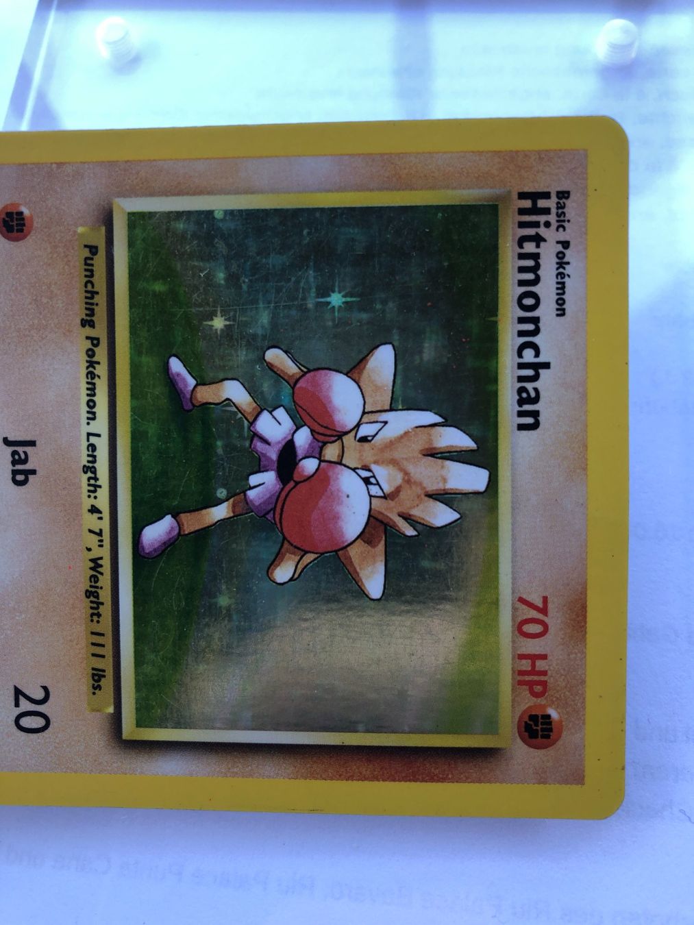 Carte collezionabili: Hitmonchan Holo Base set - HP - ab 1.- – Usato da Giubiasco venduto da dan_pr8b 4