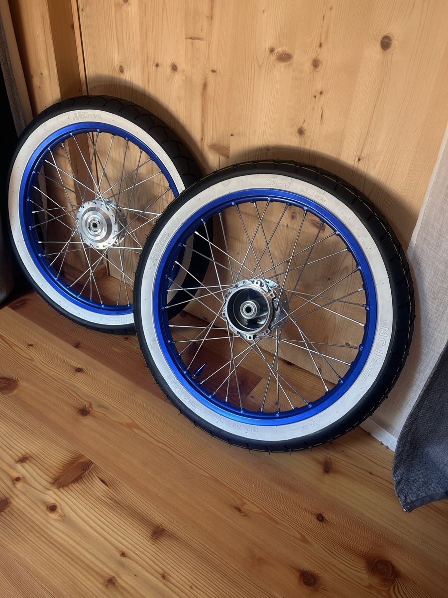 Puch Cerchioni: Puch Felgen Blau – Nuovo e nell'imballaggio originale da Chur venduto da spitfix