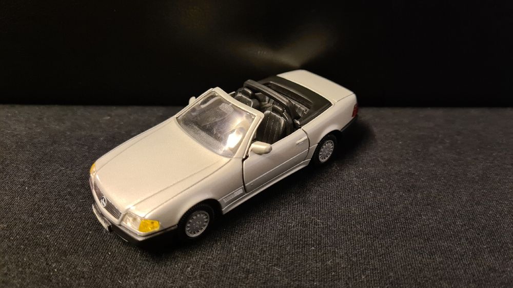 Miniature Mercedes 300/500 SL Cabriolet Gama 1/43 Bleu - Neuf En Boîte Occasion